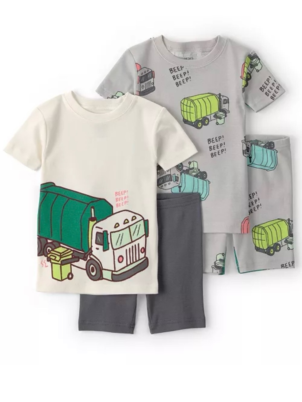 Set of 2 Trash Truck Pajamas
